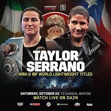 Taylor dominates Serrano&comma; calls out undefeated sister