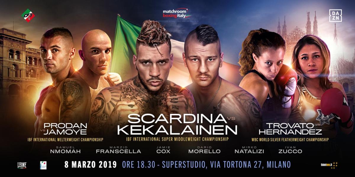 Three Title Fights Announced For Milan, March 8