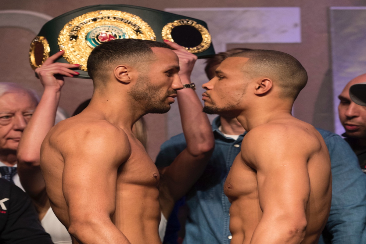 James DeGale and Chris Eubank Jr. weigh in results