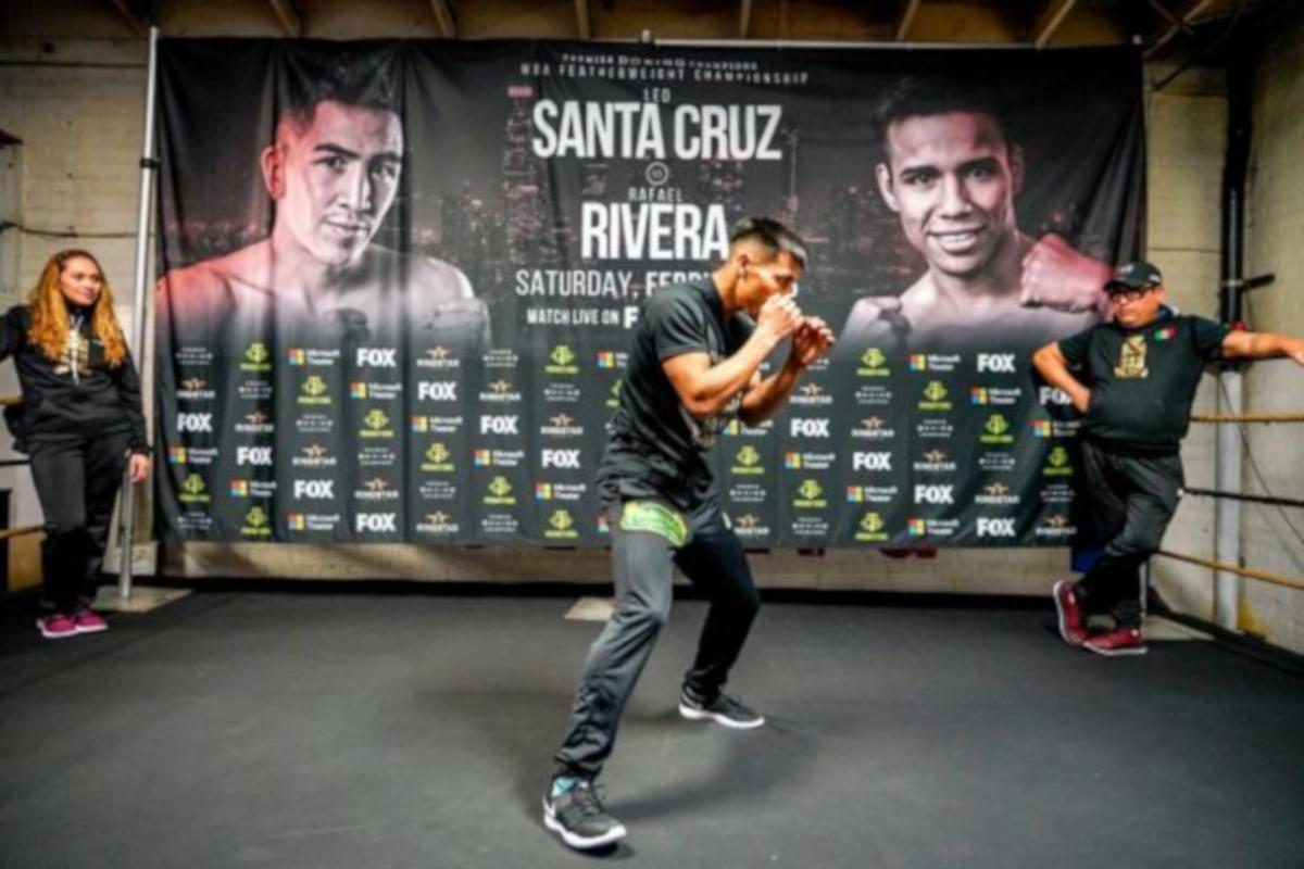 Leo Santa Cruz And Rafael Rivera Make Weight