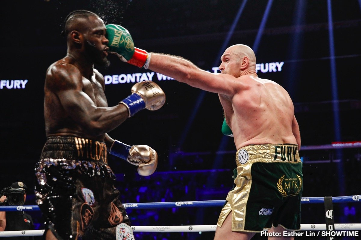 Deontay Wilder vs Tyson Fury by Esther Lin/Showtime