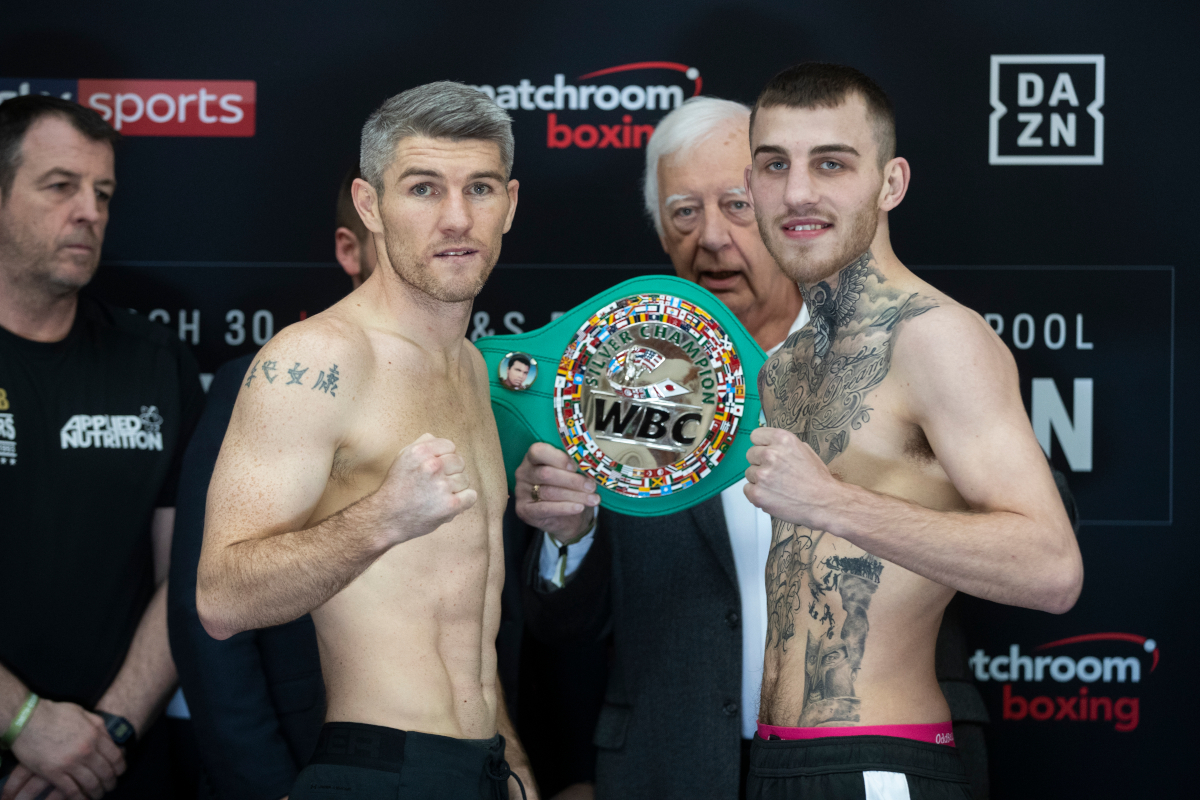 Liam Smith And Sam Eggington Make Weight In Liverpool