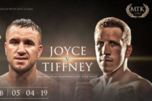 David Oliver Joyce vs Stephen Tiffney fight time, date, TV channel, undercard and venue