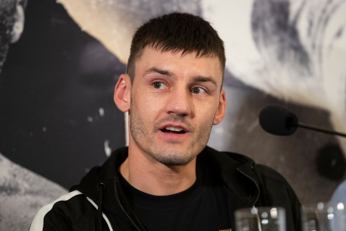 Leigh Wood by Mark Robinson/Matchroom Boxing