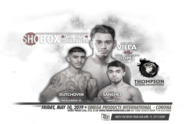 Rising prospect Ruben Villa fights Luis Alberto Lopez May 10 in Corona, CA