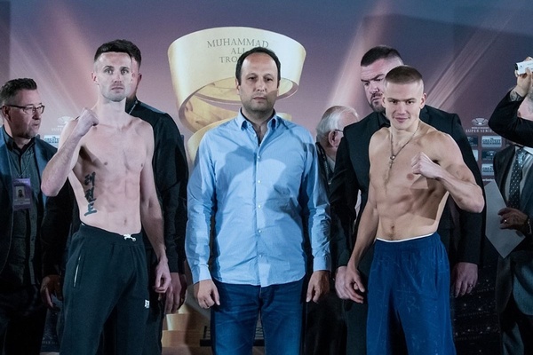 Weight made: Josh Taylor and Ivan Baranchyk ready for war