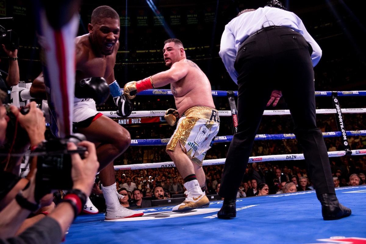 Andy Ruiz Jr dethrones the four-inches-taller Anthony Joshua