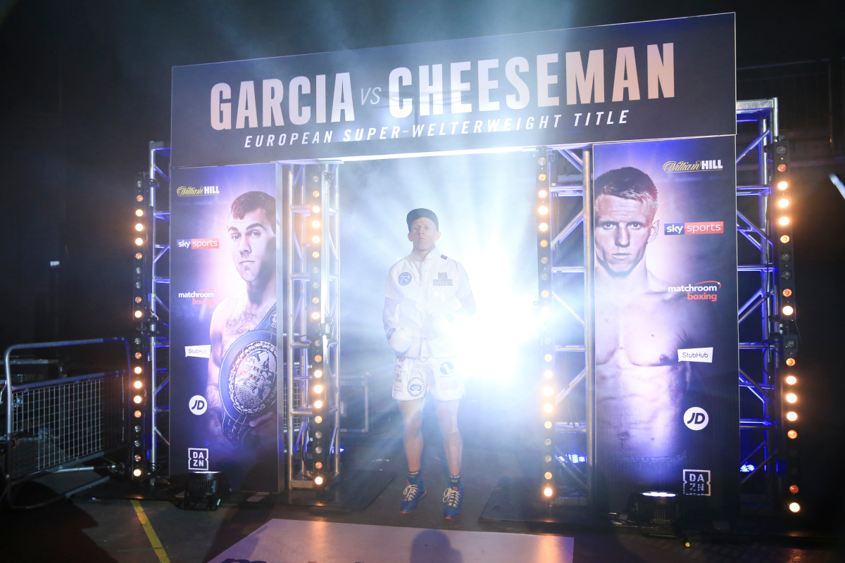 Cheeseman headlines the O2 but his mind is elsewhere (Mark Robinson/Matchroom)