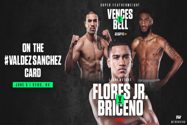 Gabriel Flores Jr. vs. Salvador Bricerno added to Oscar Valdez title defense