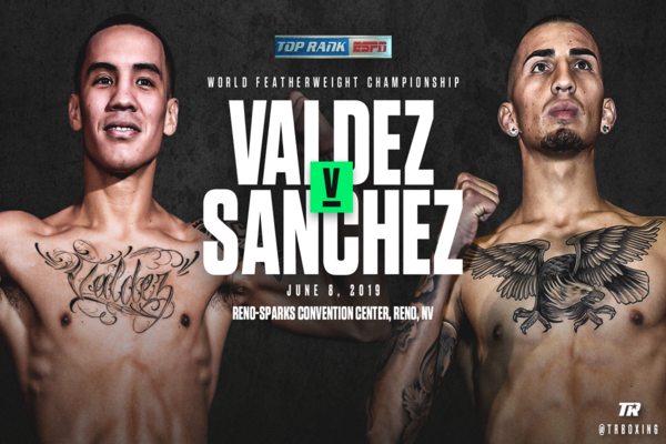 WBO featherweight champion Oscar Valdez rolls into Reno June 8th to continue his reign