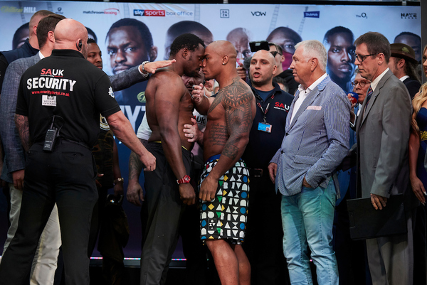 Dillian Whyte vs Oscar Rivas weights for all fighters & running order