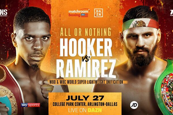 Jose Ramirez and Maurice Hooker tangle in Arlington - WBC/WBO unification July 27