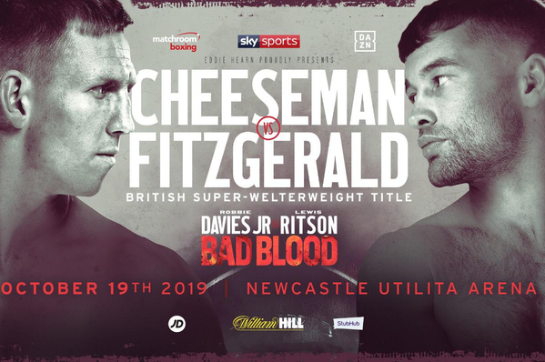 Ted Cheeseman vs Scott Fitzgerald confirmed: champ claims he's the underdog