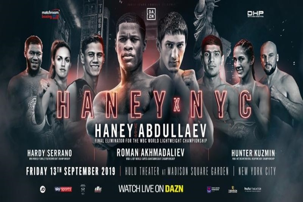 Devin Haney fights Zaur Abdullaev in title eliminator