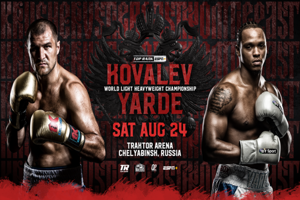 Sergey Kovalev vs. Anthony Yarde lands on ESPN +