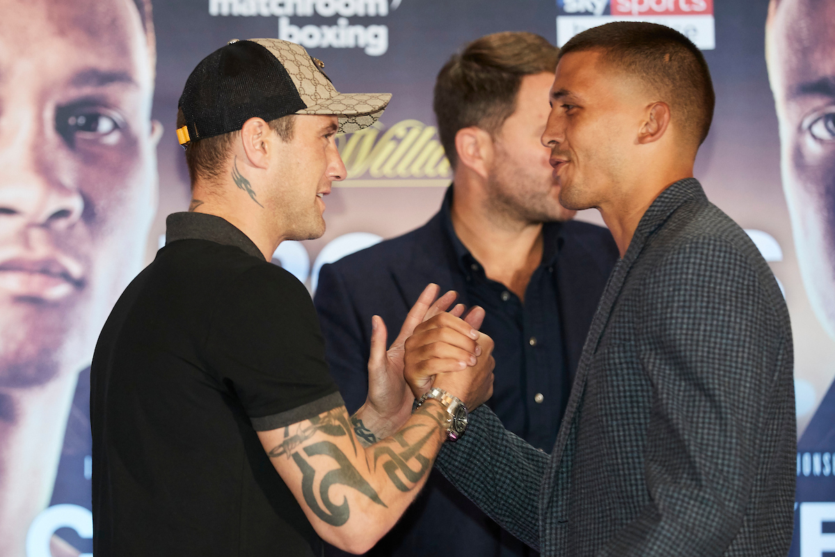 Lee Selby (right) knows he has to beat Ricky Burns (Mark Robinson/Matchroom)