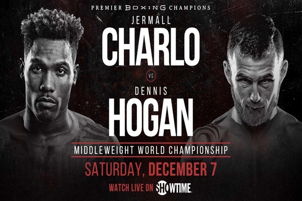 Jermall Charlo wins by stoppage over Dennis Hogan, Chris Eubank declared winner in co-main