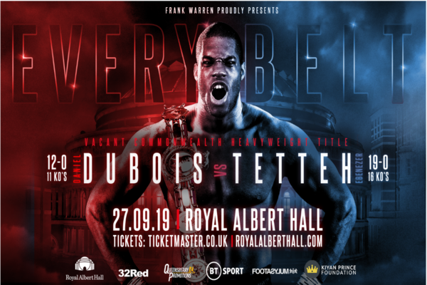 Undefeated heavyweights Daniel Dubois and Ebenezer Tetteh fights this Friday