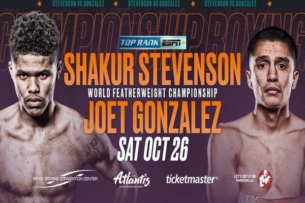Shakur Stevenson takes on Joet Gonzalez this Saturday