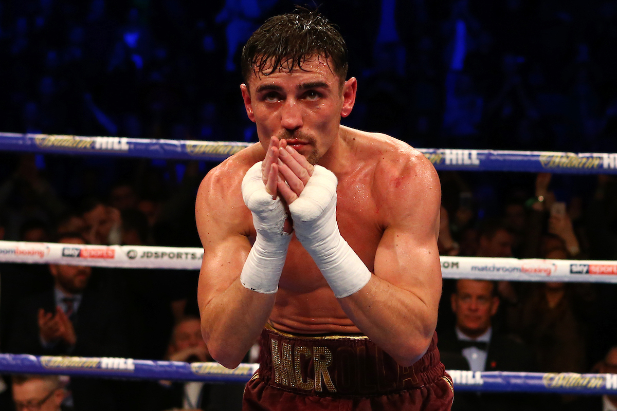 Anthony Crolla thanks his loyal fans (Dave Thompson/Matchroom Boxing)