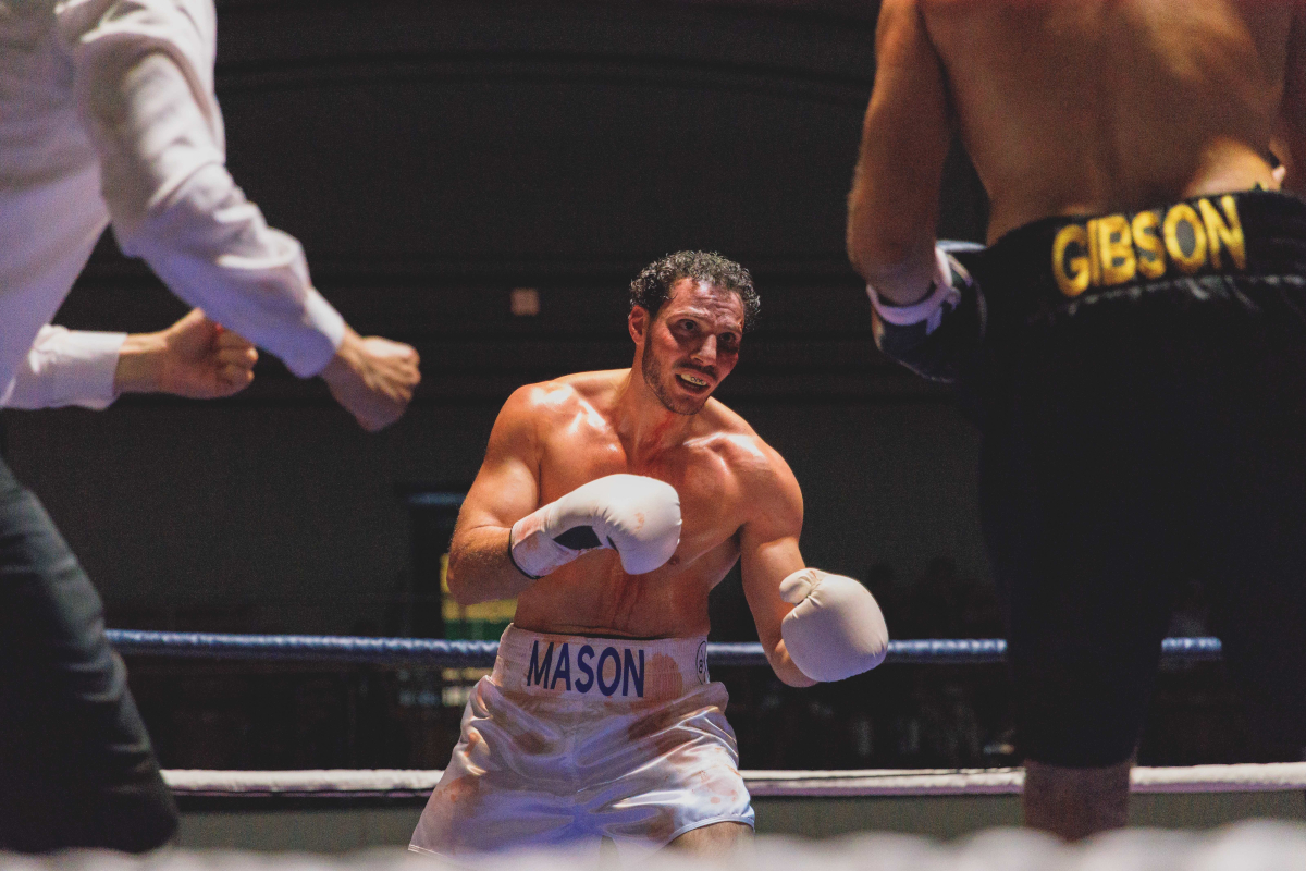 Evangelou as Mason in Shadow Boxer