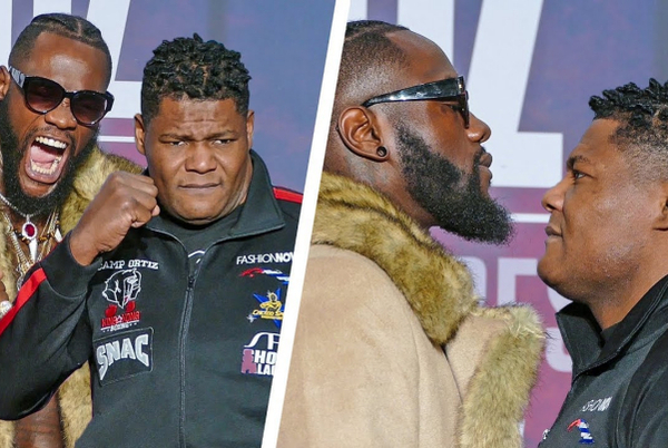 Deontay Wilder vs Luis Ortiz 2: Pair come face to face again (video)