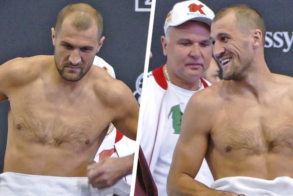 Watch Sergey Kovalev make weight for Canelo in final attempt (video)
