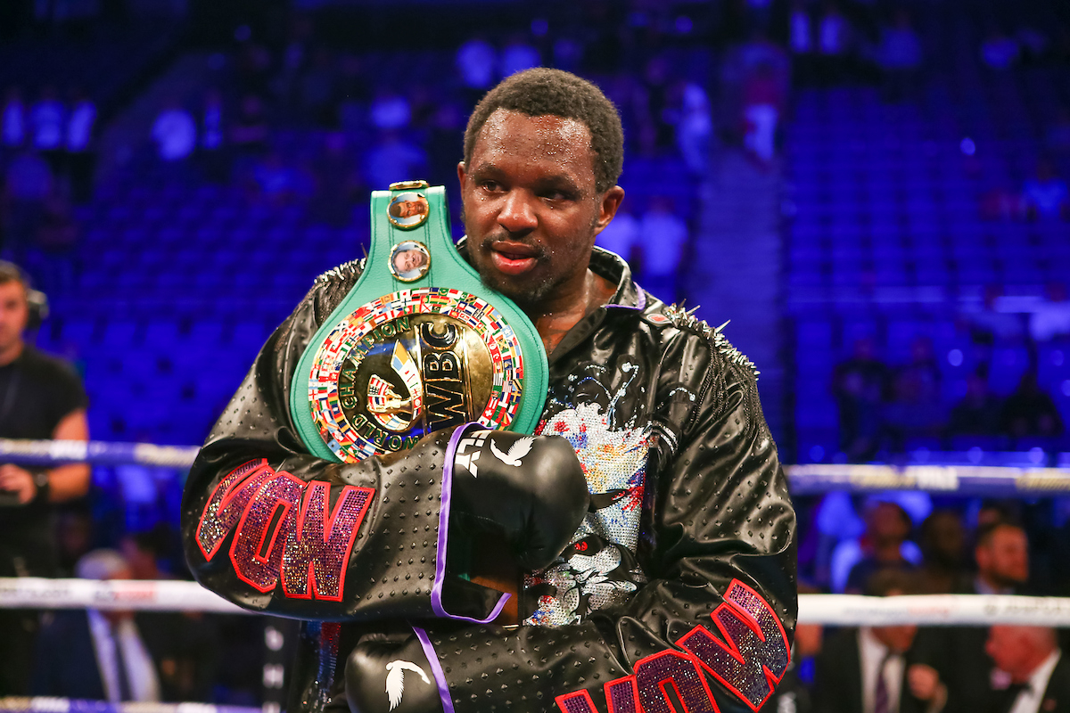 Dillian Whyte is crowned WBC Interim champ (Dave Thompson/Matchroom Boxing)
