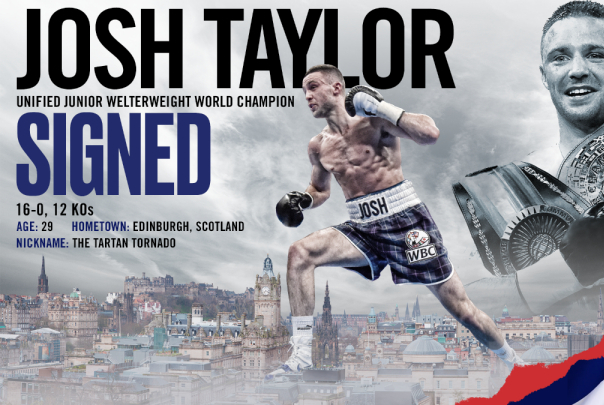 Josh Taylor inks deal with Top Rank