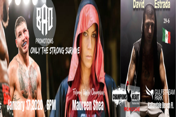 This Friday night: Maureen Shea fights Martina Horgasz, David Estrada returns to the ring
