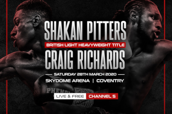 Shakan Pitters vs Craig Richards confirmed for Coventry as 'Spider' vows to knock him all the way to Big Ben