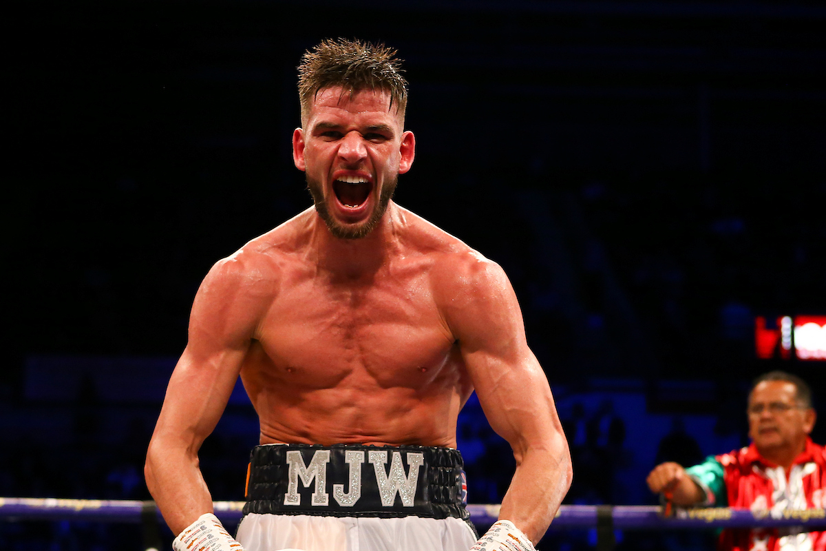 Martin J Ward is victorious (Dave Thompson/Matchroom Boxing)
