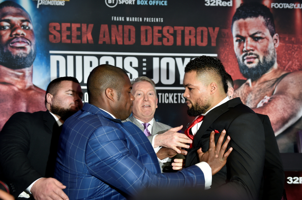 Dubois and Joyce will tussle for a quintet of belts