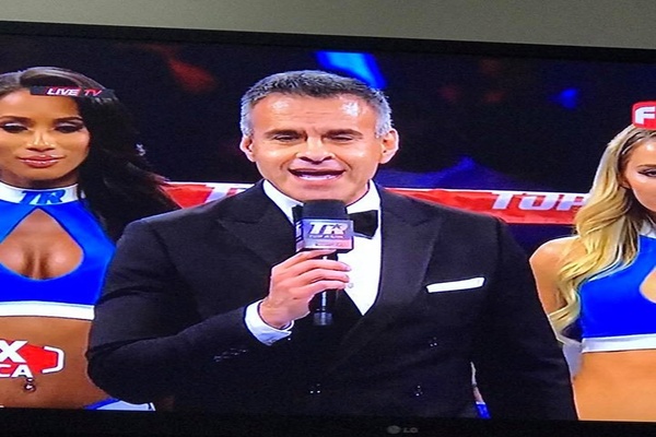 Top Rank ring announcer Lupe Contreras