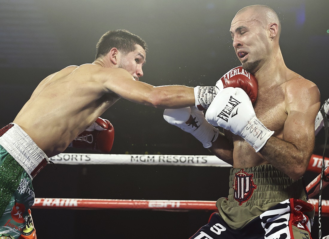 Pedraza wins Photo by Mikey Williams 