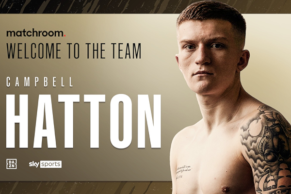 Ricky Hatton son Campbell joins Eddie Hearn and Matchroom