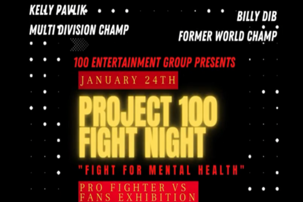 Egypt X and the 100 Entertainment Group present a 'Fight for Mental Health'