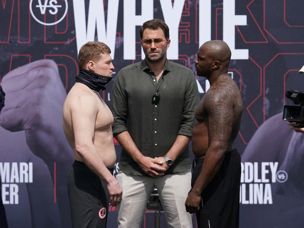 Alexander Povetkin vs Dillian Whyte 2 weights, TV channel, running order & undercard