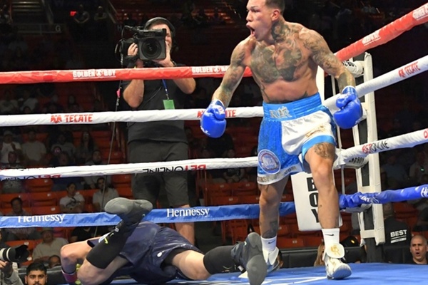 Given little chance to win, Gabriel Rosado scores one punch knockout over 'Bully' Bektemir Melikuziev