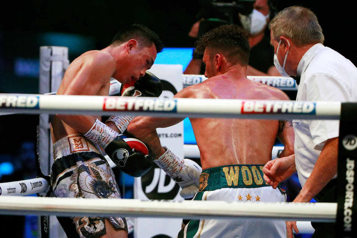 Leigh Wood outboxes, breaks down Xu Can in upset for WBA title