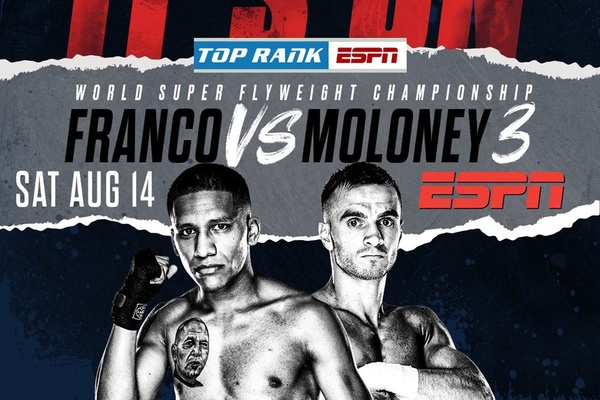 Andrew Moloney seeks to right a wrong against Joshua Franco