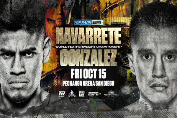 Emanuel "The Fighting Champion" Navarrete fights Joet Gonzalez Oct.15