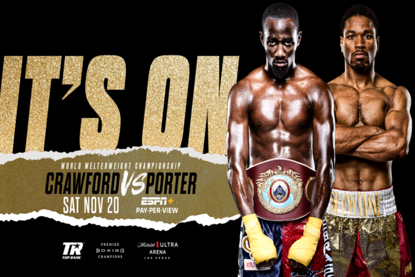 Here we go: Terence Crawford to fight Shawn Porter November 20