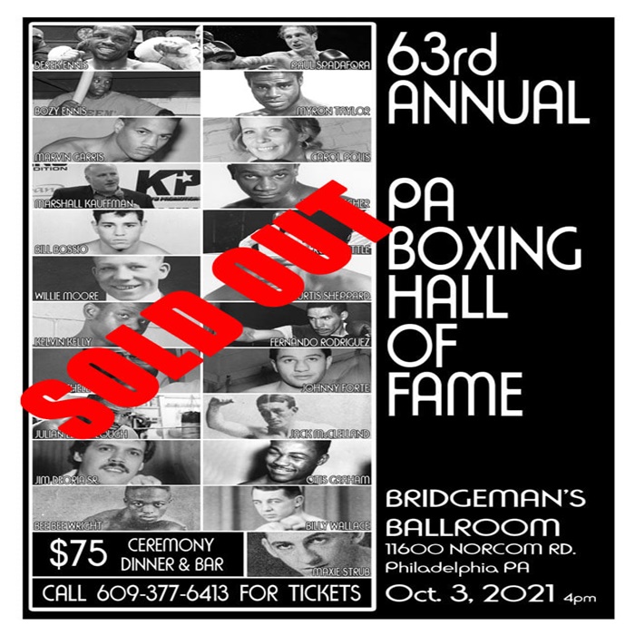 The 63rd PA Boxing Hall of Fame 