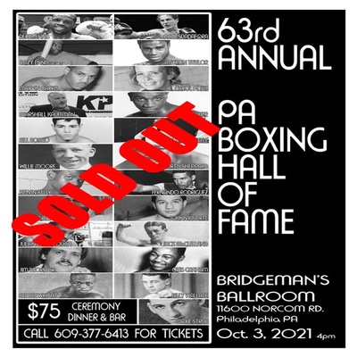 The 2021 Pennsylvania Boxing Hall of Fame event