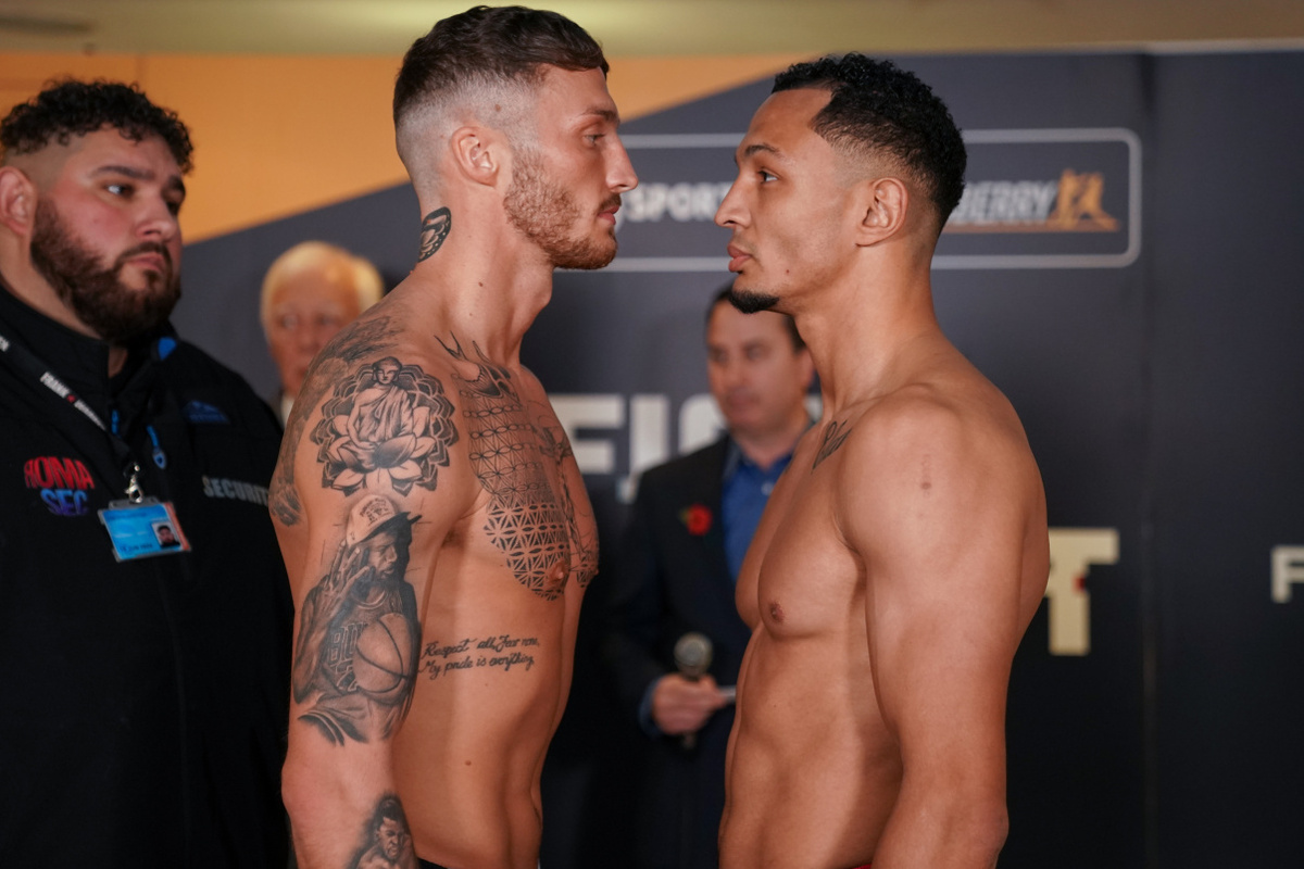 Zach Parker vs Marcus Morrison weigh-in