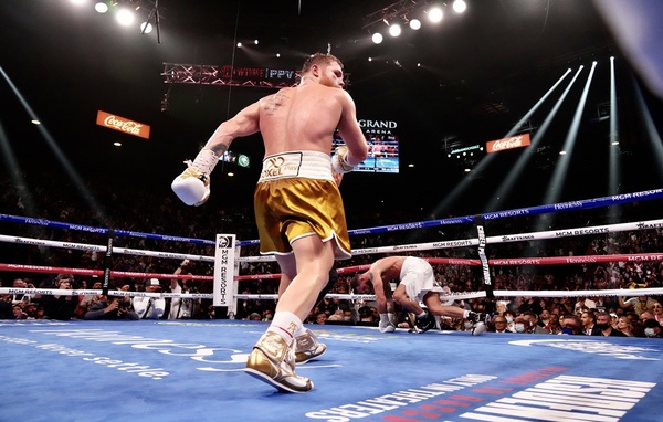Canelo Alvarez unifies super middleweight division with crushing knockout victory over Caleb Plant