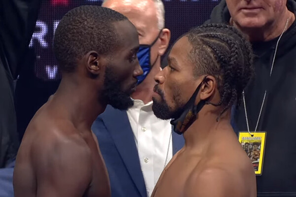 Face to face: Terence Crawford versus Shawn Porter weigh-in