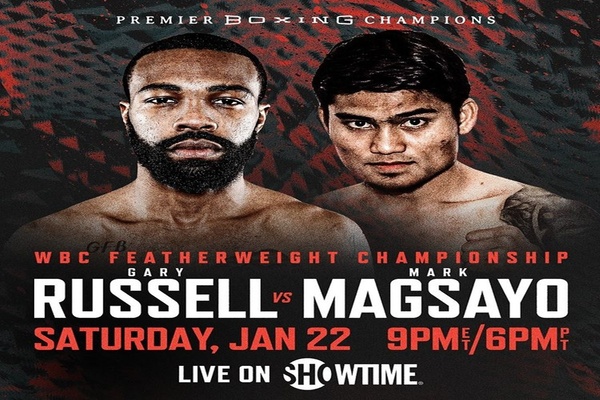 WBC featherweight title: Gary Russell Jr. vs. Mark Magsayo Jan.22