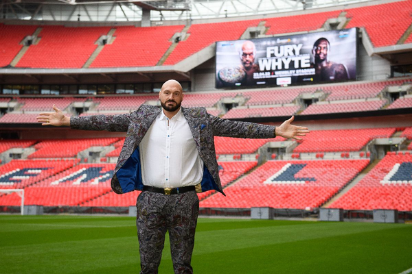 Tyson Fury vs Dillian Whyte sees 85,000 tickets sold in three hours for Wembley Stadium